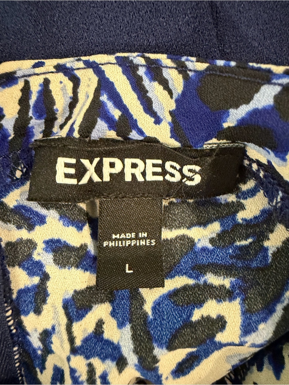 Express Draped Mock Neck Midi Sheath Dress Size L - Picture 11 of 12
